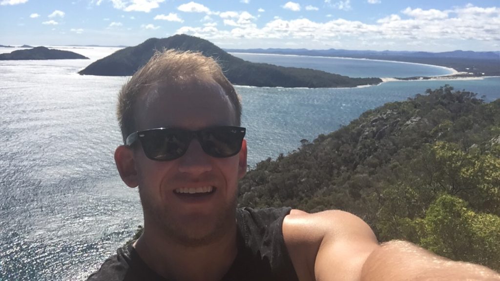 picture of me at tomaree mountain